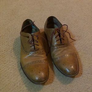 Johnston and Murphy tie brown shoes 11